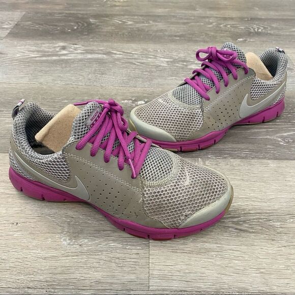 ‎Nike Breathe Grey Athletic Shoe Women 8 - Picture 1 of 7